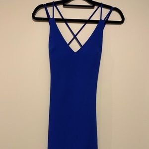 Royal mini dress